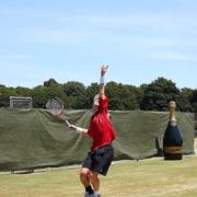 NZ Davis Cup team member and winner of the mens singles at the Armstrong Prestige Mercedes-Benz NZ Lawn Tennis champs Daniel King-Turner. enthuse handled all of the comms marketing, media and pr for this national event.   © enthuse